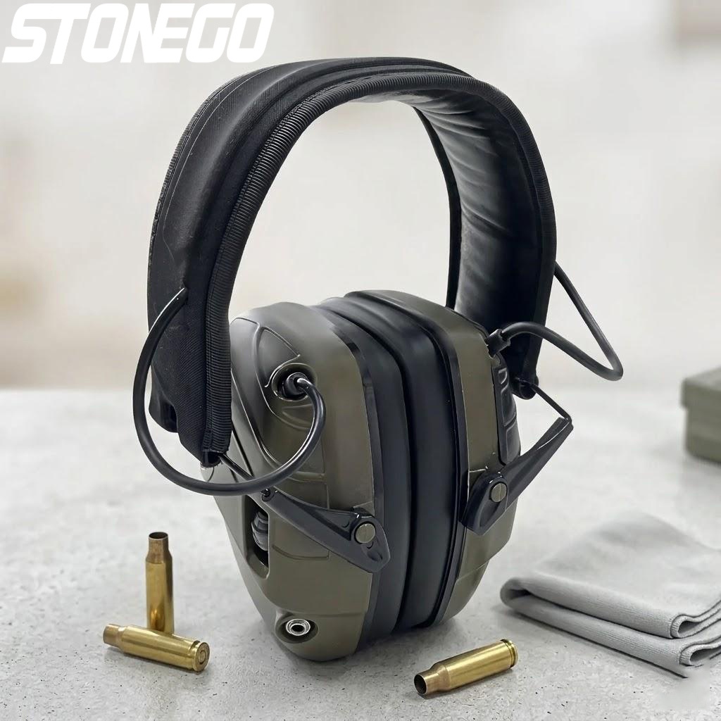 Earmuffs Foldable - Outdoor Tactical Electronic Earmuff Hearing Protection