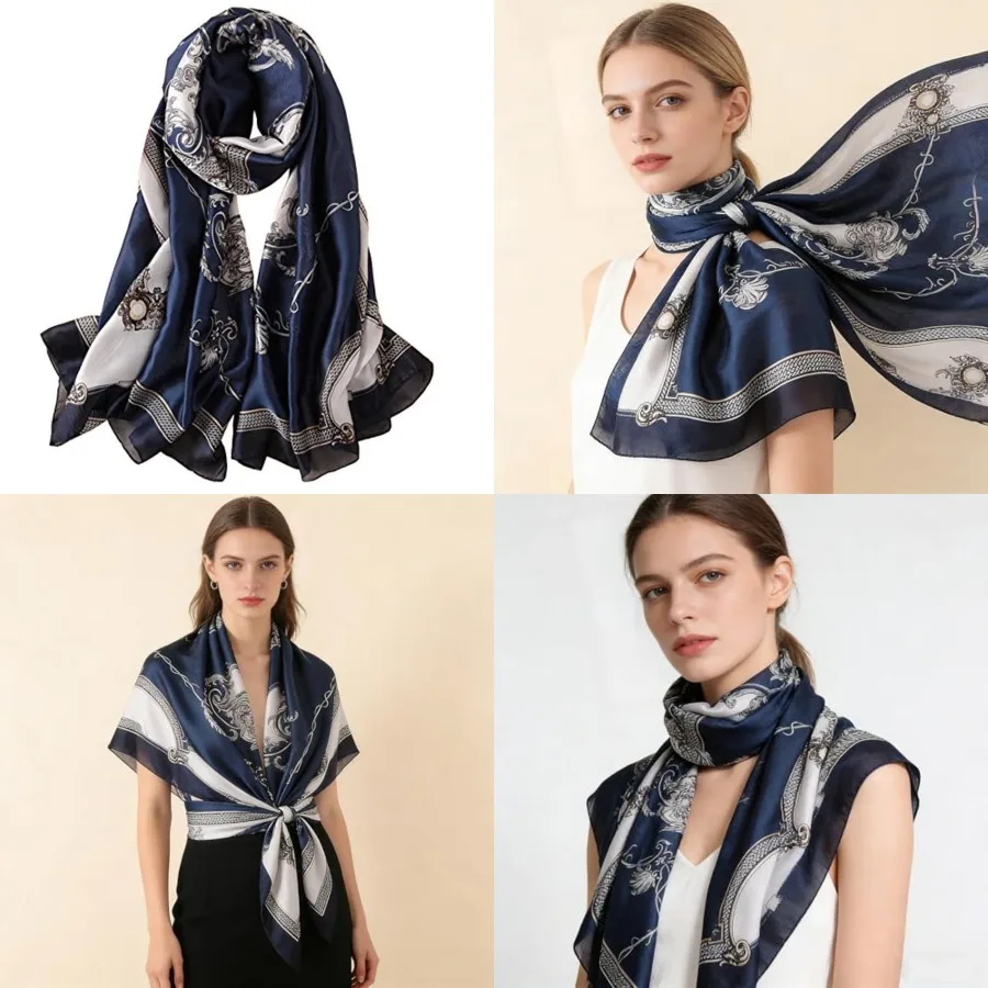 Shawl Wrap Winter - Silk Scarf Mulberry Silk Fashion Scarves