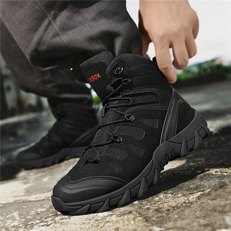 Men New Tactical Boots Trainin - Waterproof Winter Boot ulasan dan harga