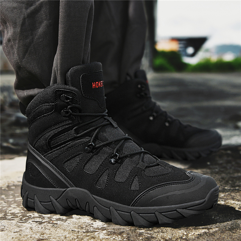 Men New Tactical Boots Trainin - Waterproof Winter Boot ulasan dan harga