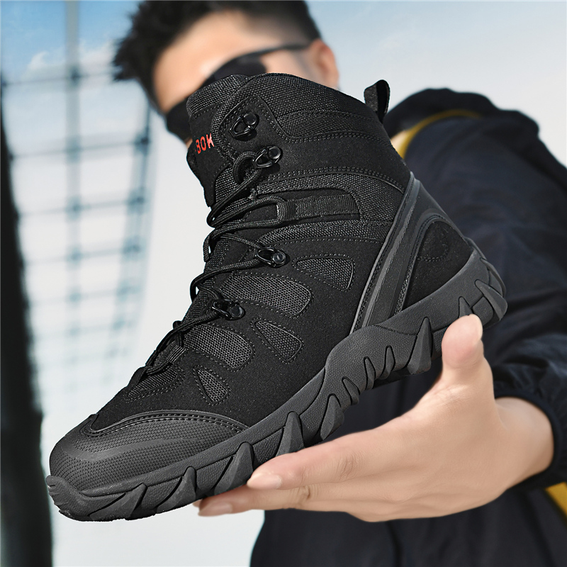 Men New Tactical Boots Trainin - Waterproof Winter Boot ulasan dan harga