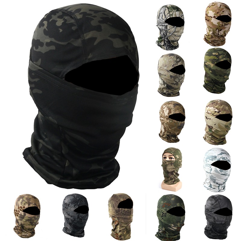 Camouflage Balaclava 3D Face M - Balaclava Ski Mask ulasan dan harga
