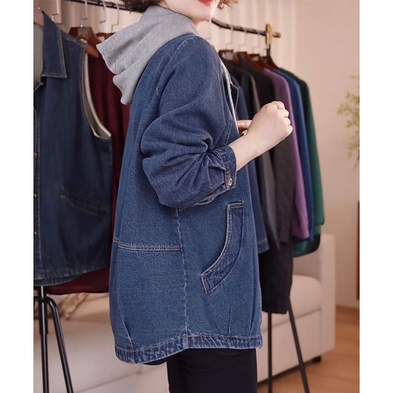 European High-Quality Denim Ja - Down Jacket Packable ulasan dan harga