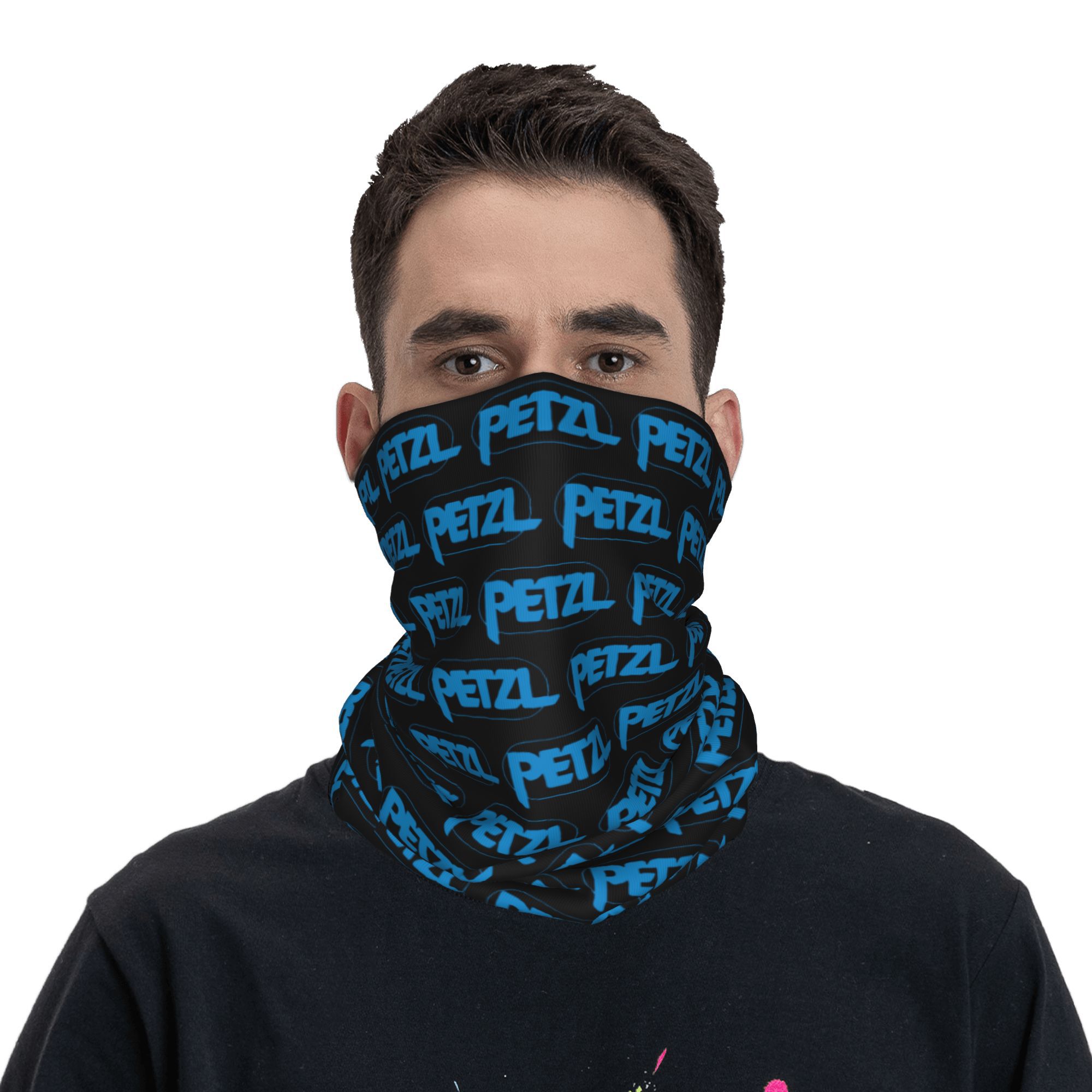 Custom P-Petzls Classical Logo - Neck Gaiter Fleece ulasan dan harga