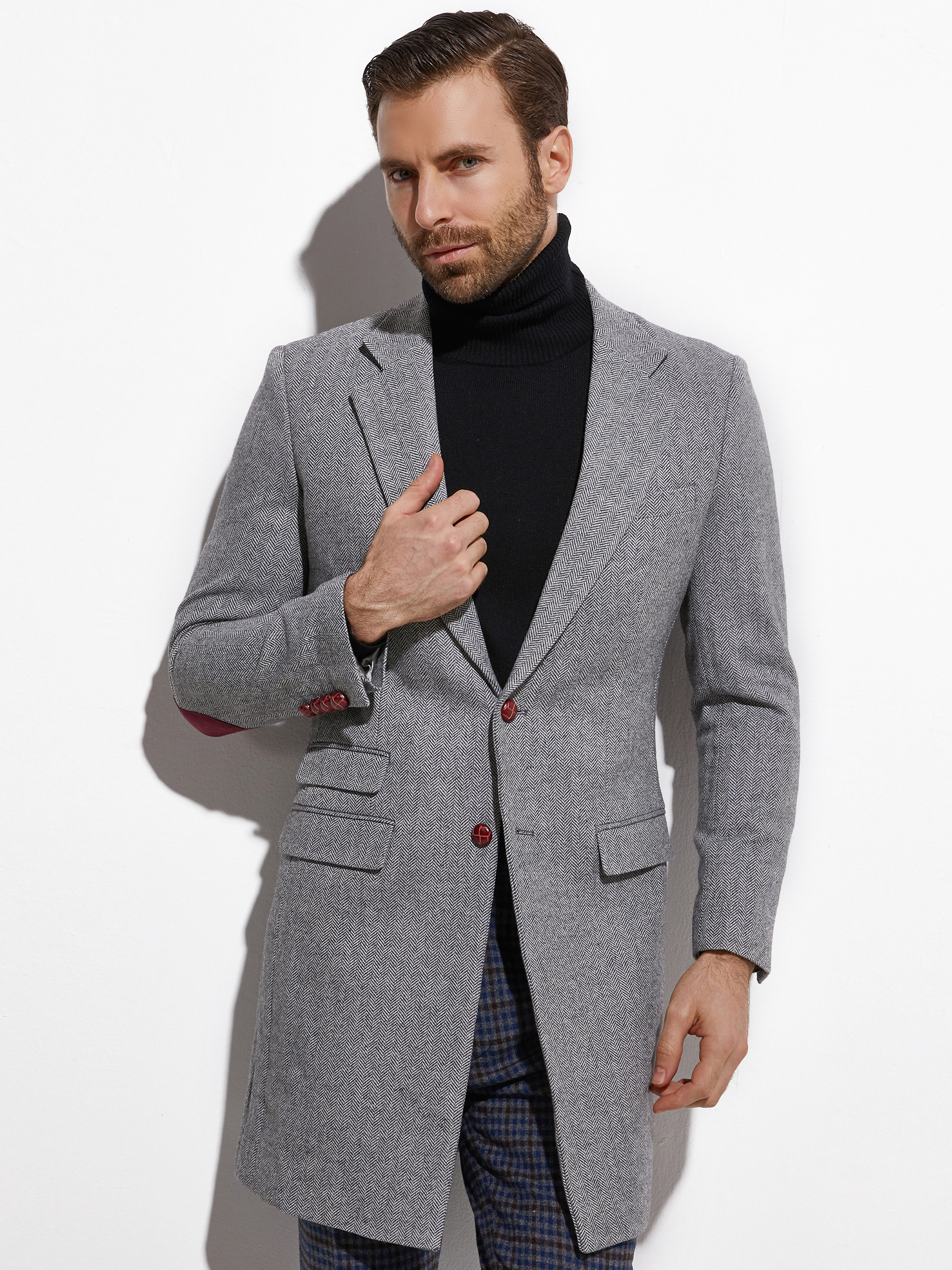 2026 Medium Length Spring Autu - Wool Coat Peacoat ulasan dan harga