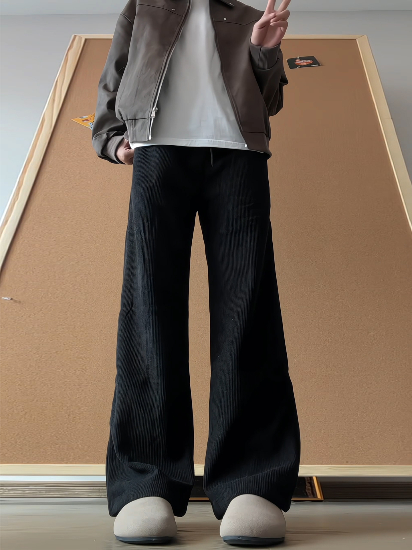 Thiened Fce Lined Corduroy Men - Corduroy Pant Warm ulasan dan harga