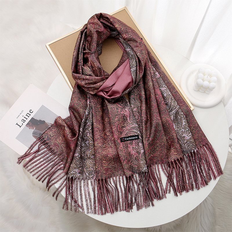 Luxury Paisley Pashmina Shawl  - Cashmere Pashmina Wrap ulasan dan harga