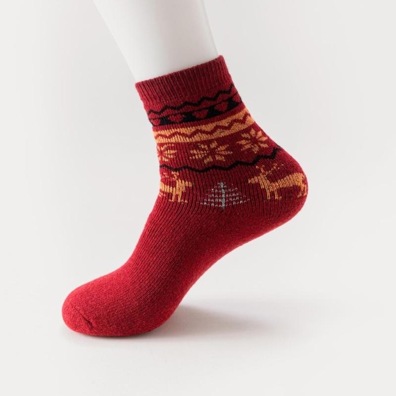 5 Pairs Men's Faux Wool Socks  - Thermal Sock Wool ulasan dan harga