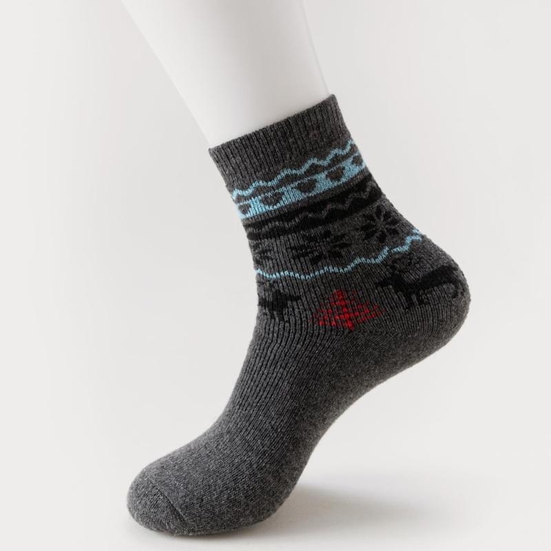 5 Pairs Men's Faux Wool Socks  - Thermal Sock Wool ulasan dan harga