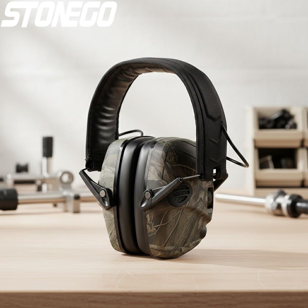 Outdoor Tactical Electronic Sh - Earmuffs Foldable ulasan dan harga
