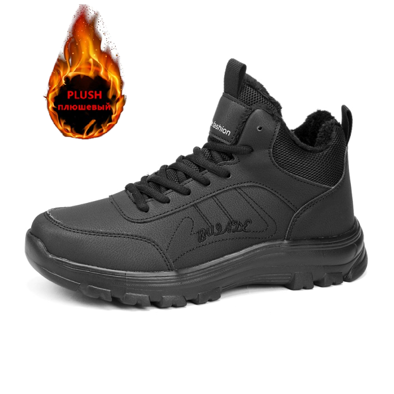 Brand Men's Boots Warm Plush S - Waterproof Winter Boot ulasan dan harga