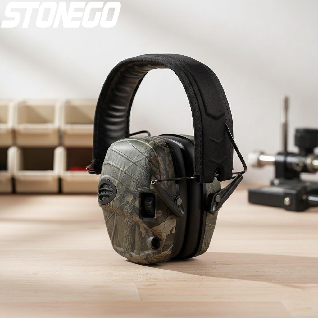 Outdoor Tactical Electronic Sh - Earmuffs Foldable ulasan dan harga