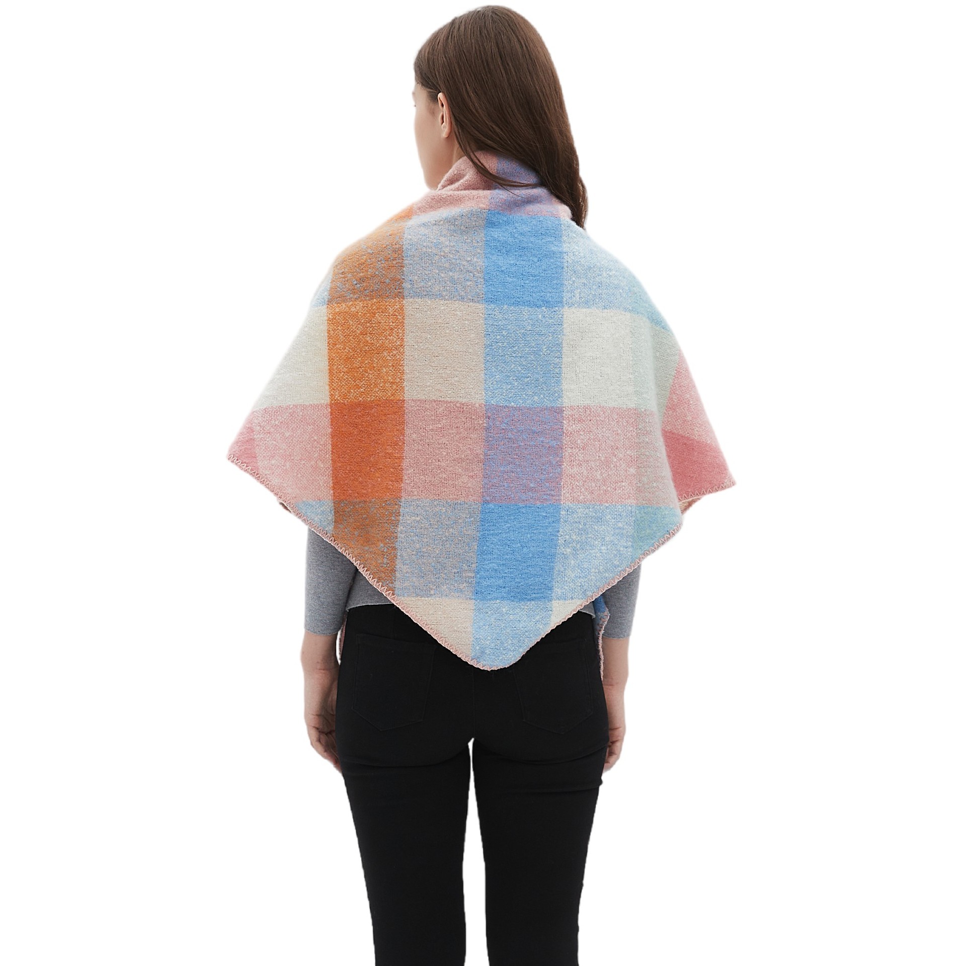 Women's Plaid Scarf Shawl  Sho - Shawl Wrap Winter ulasan dan harga