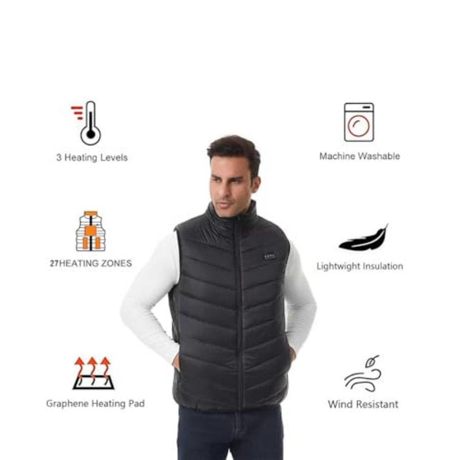 Heated Down Vest for and Wo wi - Heated Vest Battery ulasan dan harga