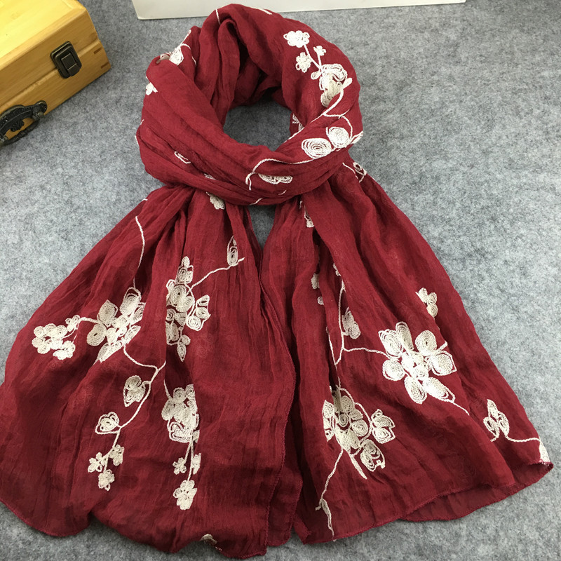 Many Colours Ethnic Embroidery - Shawl Wrap Winter ulasan dan harga