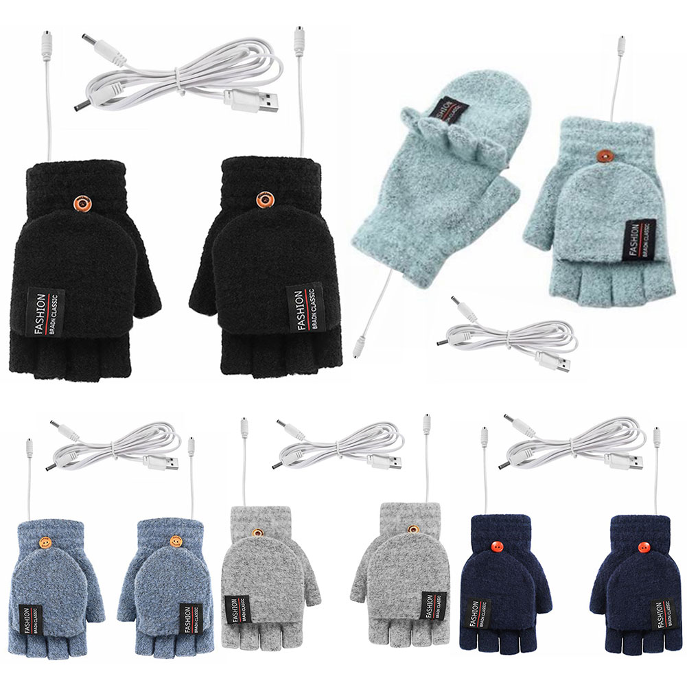 USB Electric Heated Gloves Adj - Touch Screen Gloves ulasan dan harga