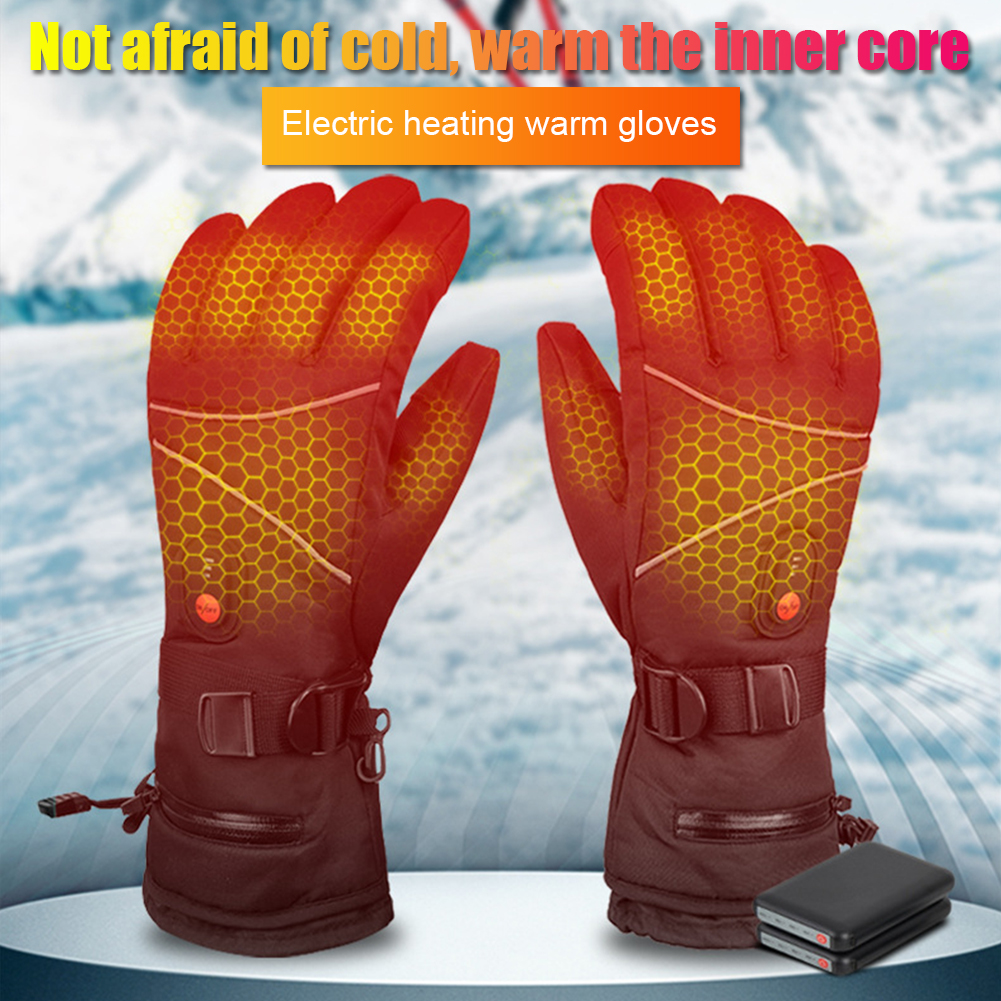 1 Pair Electric Heating Gloves - Touch Screen Gloves ulasan dan harga