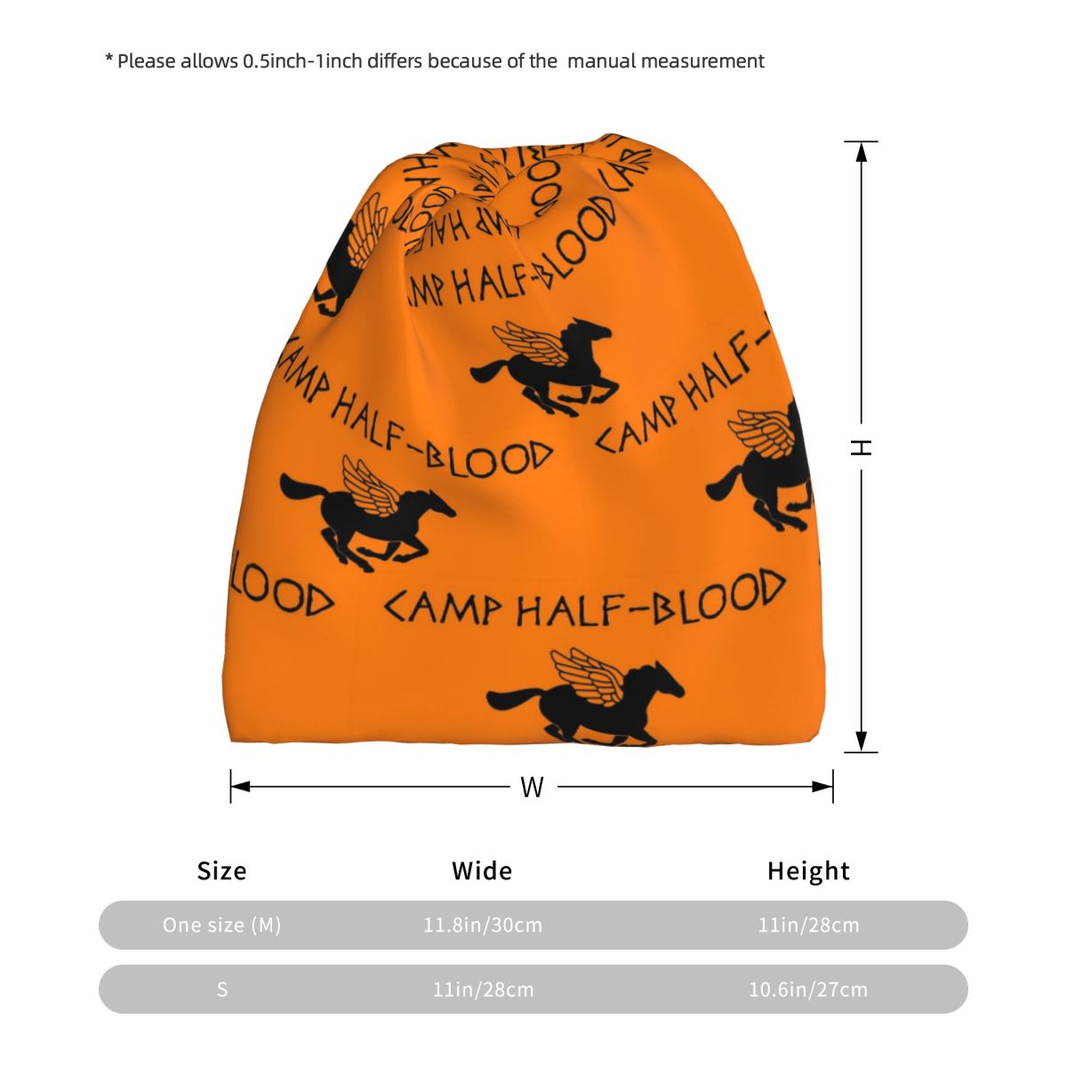 Camp Half-Blood - Percy Jackso - Knit Beanie Hat Warm ulasan dan harga