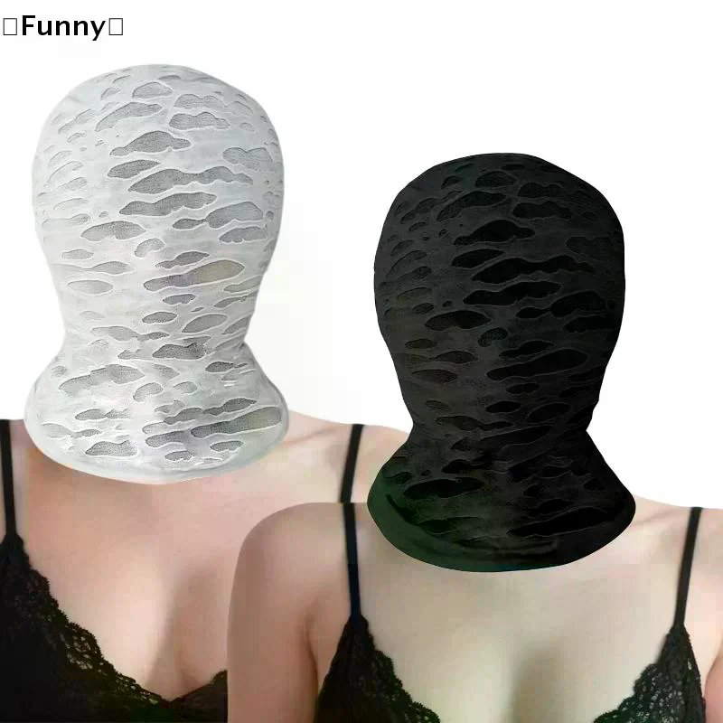Gothic Punk Distressed Ripped  - Balaclava Ski Mask ulasan dan harga