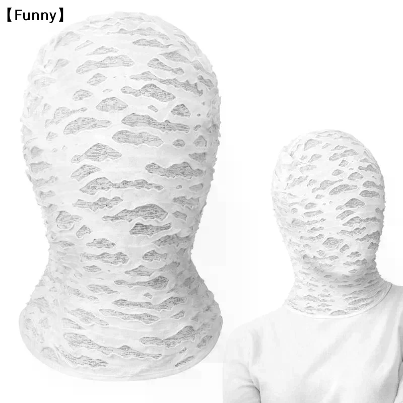 Gothic Punk Distressed Ripped  - Balaclava Ski Mask ulasan dan harga