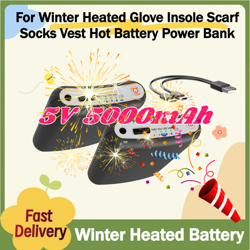 For Winter Heated Glove Insole - Heated Vest Battery ulasan dan harga