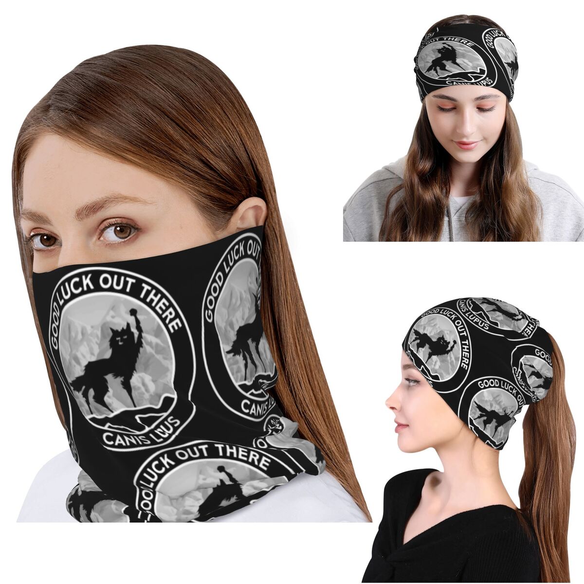 Fantastic Mr Fox - Wolf - Cani - Neck Gaiter Fleece ulasan dan harga