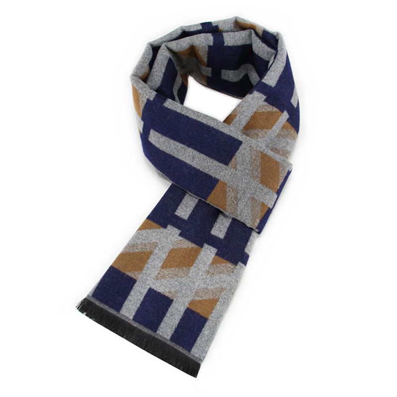 RUNMEIFA 2022 Classic Autumn & - Wool Scarf Men ulasan dan harga