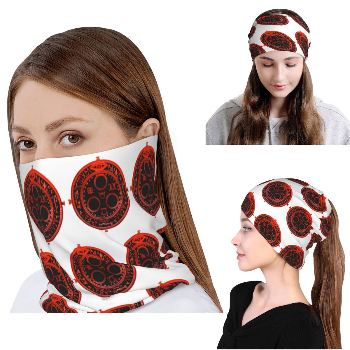 Silent Hill Bandana Neck Cover - Knit Beanie Hat Warm ulasan dan harga