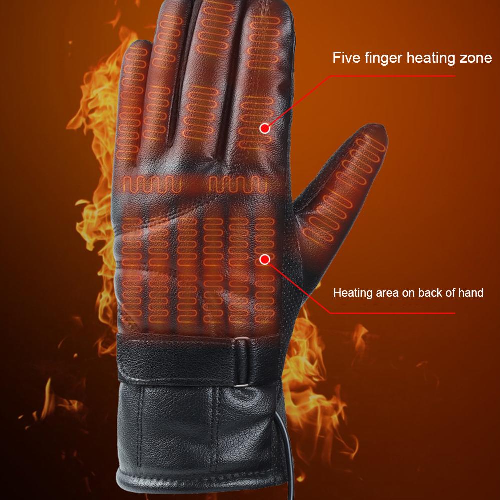1 Pair USB Heating Gloves Rech - Touch Screen Gloves ulasan dan harga