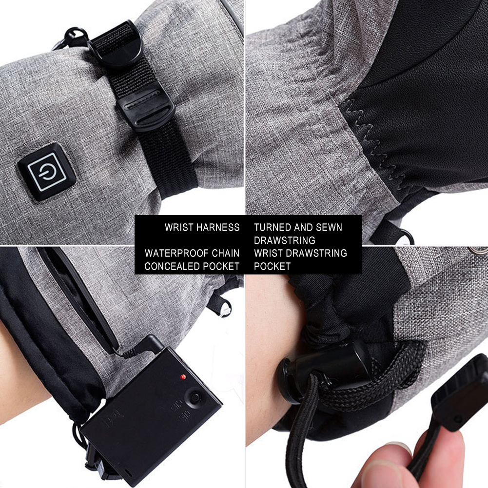 Electric Heated Gloves Men Wom - Touch Screen Gloves ulasan dan harga