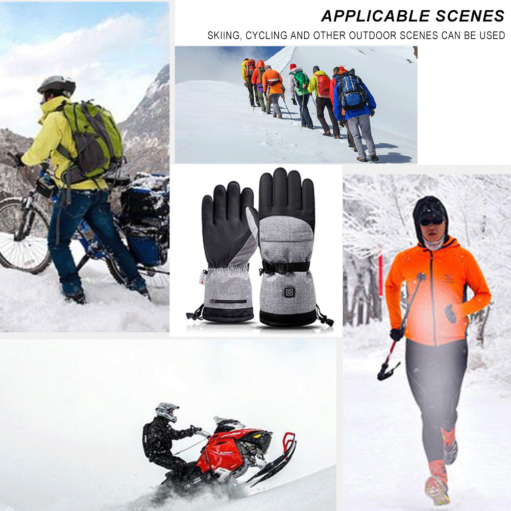 Electric Heated Gloves Men Wom - Touch Screen Gloves ulasan dan harga