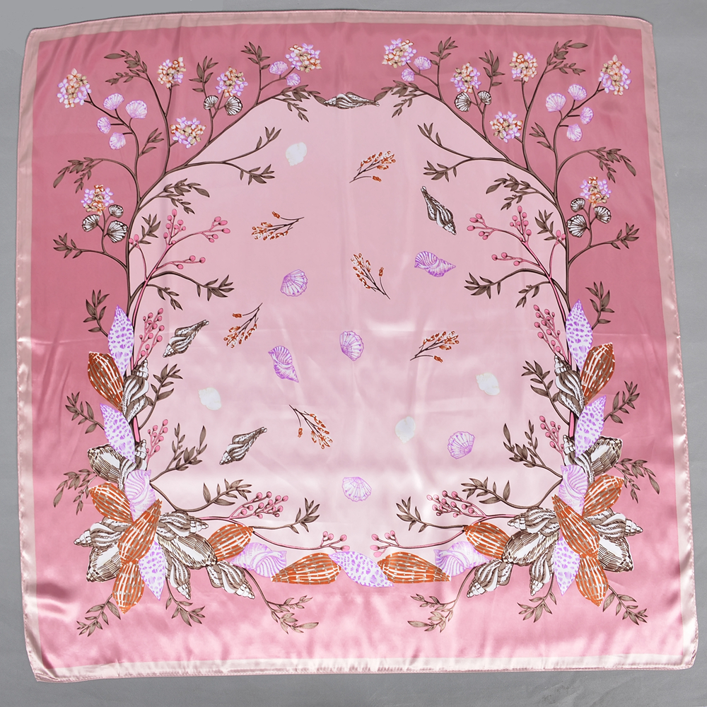 BYSIFA| Pink New Silk Shawl Sc - Shawl Wrap Winter ulasan dan harga