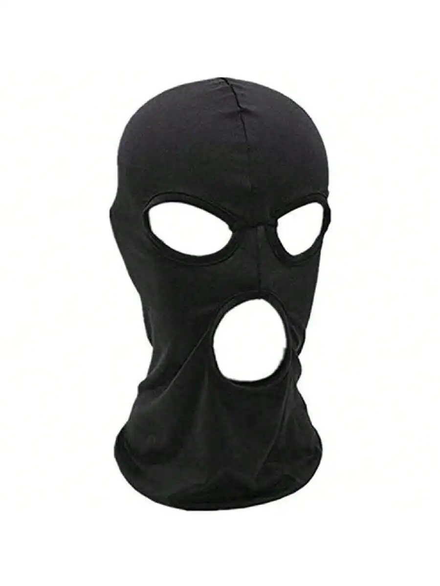 3 Hole Black Balaclava Face Ma - Balaclava Ski Mask ulasan dan harga