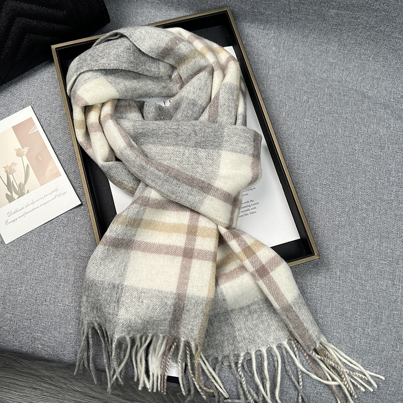 High Quality 100% Wool Scarf W - Wool Scarf Men ulasan dan harga