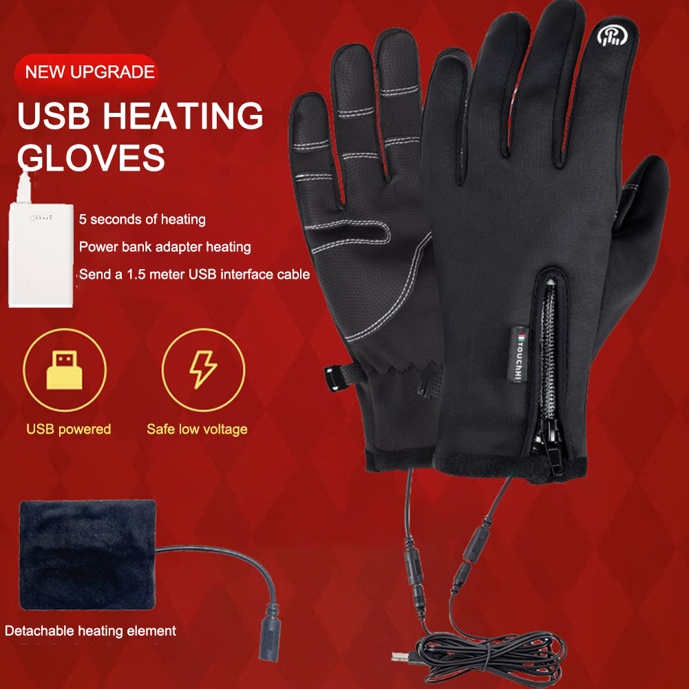 USB Touch Screen Gloves Heatin - Touch Screen Gloves ulasan dan harga